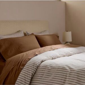 NWT Parachute Relaxed Linen Sheet Set Queen - Pecan